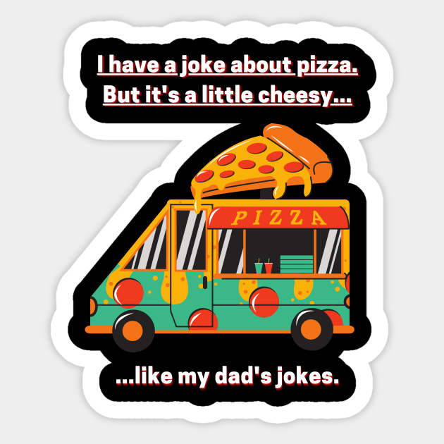 Funny fathers day t-shirt | Dad joke | Fathers day | Dad gift Sticker by Lunaly Creations 